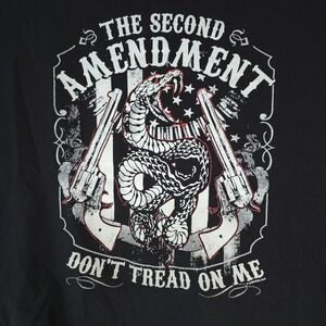 Don't Tread On Me‎ Second Amendment T-Shirt Adult L Delta Pro Weight Patriotic